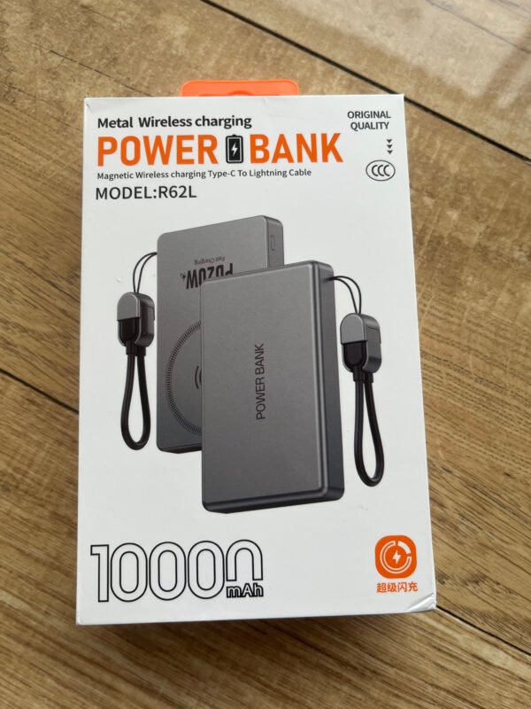 Bateria externa extra duración – Carga inalámbrica y por cable