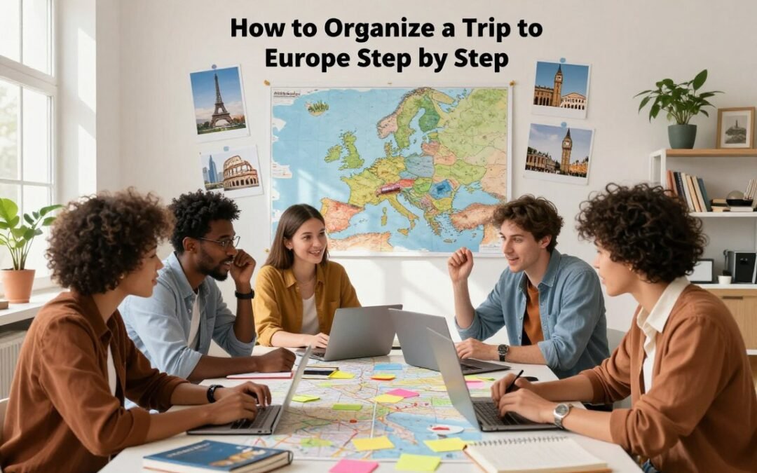 Cómo organizar un viaje a Europa paso a paso: Guía definitiva 2026–2027