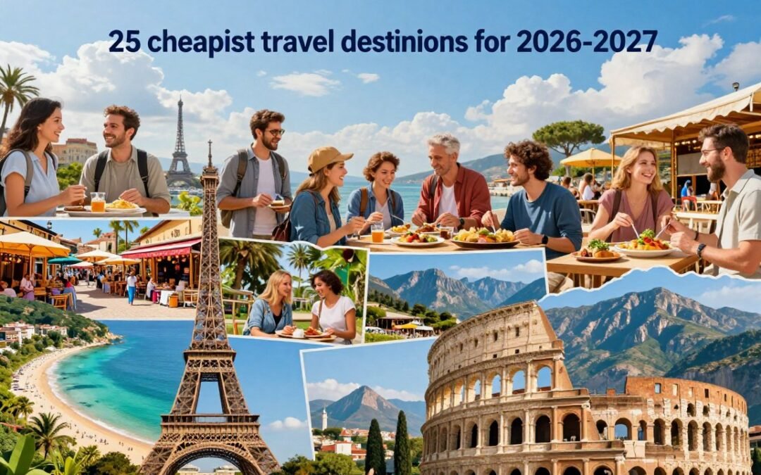 Los 25 destinos más baratos para viajar en 2026–2027 (sin gastar una fortuna)
